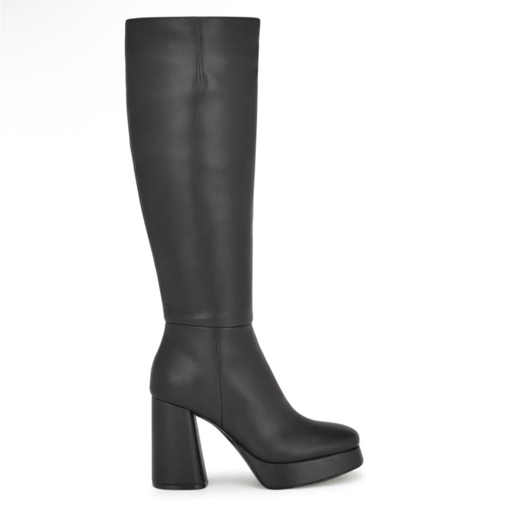 Nine West Black Heeled Boots